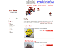 Tablet Screenshot of bazar.predskolaci.cz