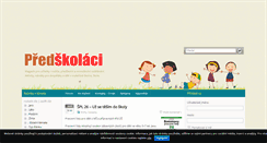 Desktop Screenshot of ms.predskolaci.cz