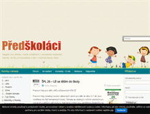 Tablet Screenshot of mcrosa.predskolaci.cz